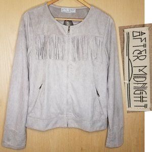 NWT Fringe Detail Jacket